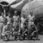 Crew Posed by Their B-25 Mitchell