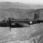 North American B-25 Mitchell during test flight