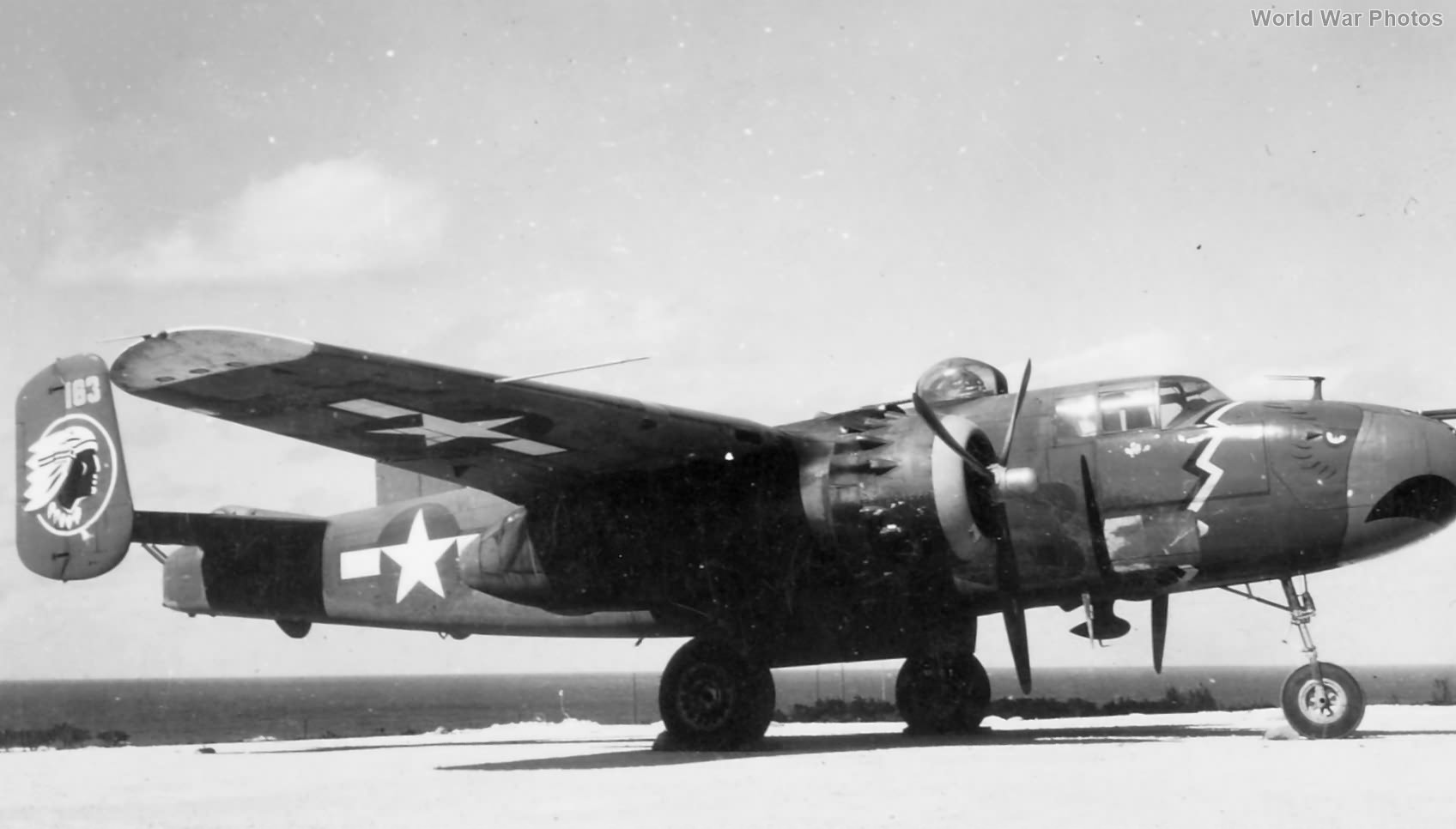 B-25J 183 of the 498th BS, 345th BG