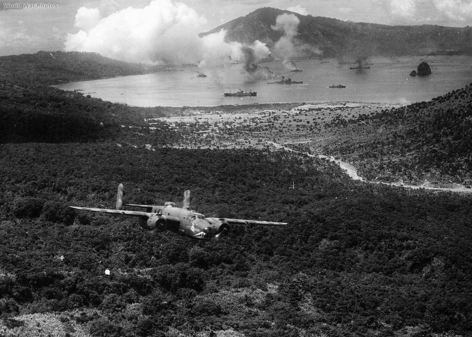 B-25 3rd BG near Simpson Harbor
