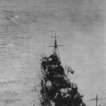 B-25 of the 8th BS attacking a Japanese destroyer off Cape Gloucester 1943