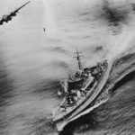 B-25 Attacking Japanese Submarine Chaser CH-39 1944