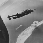 B-25 over Marshalls 1944
