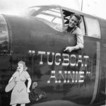 Maj Robert McCutcheon of 3rd BG, 8th BS with B-25C „Tugboat Annie” 41-12998 1943