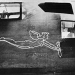 Nose Art of B-25B Hari Carrier on USS Hornet 18 April 1942