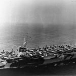 USS Manila Bay en route from San Diego with 14 PBJ-1D of VMB-611
