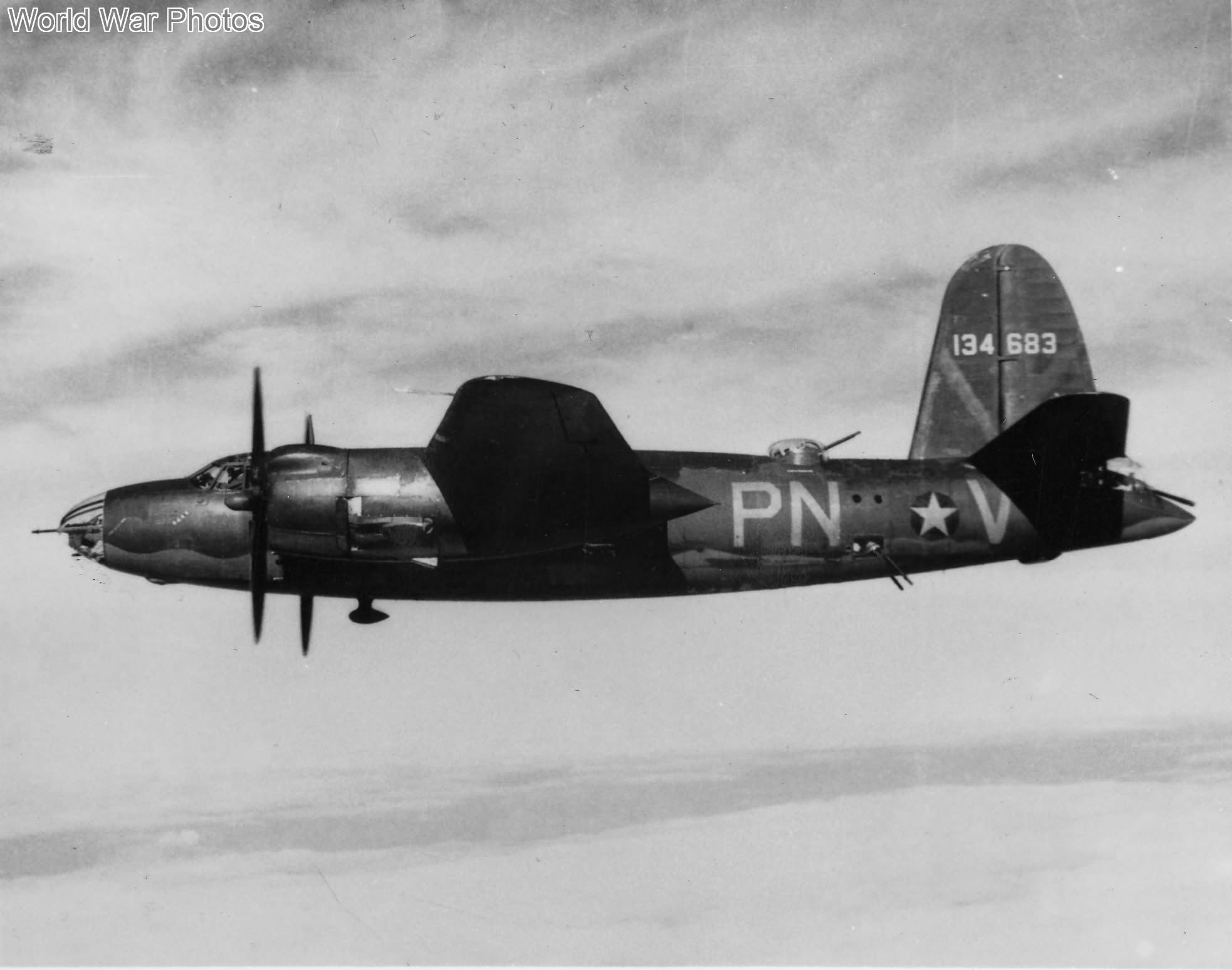 B-26C 41-34683 PN-V of the 322nd BG, 449th Bomb Squadron