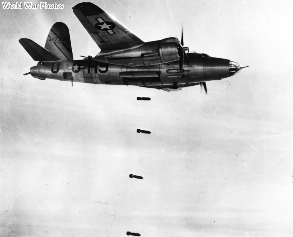 B-26G-15-MA Marauder 44-67835 H9-U of the 586th BS, 394th BG