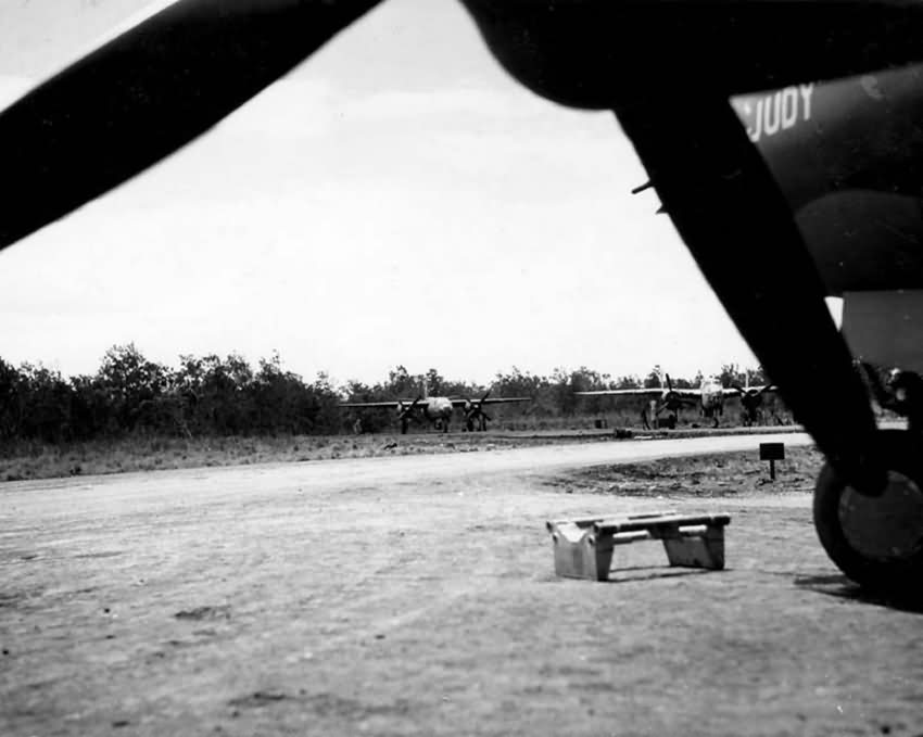 B-26 Marauders in the 22nd BG dispersal area at 7 Mile Drome