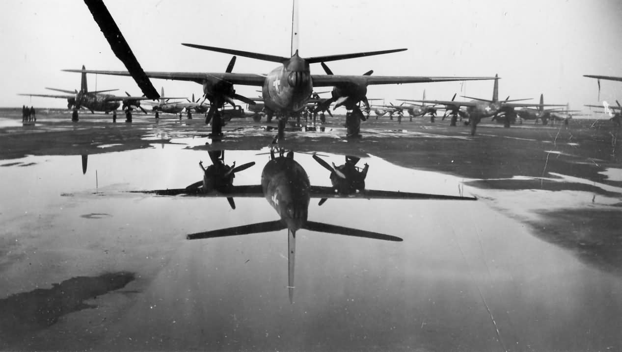 B-26 Marauders rear view