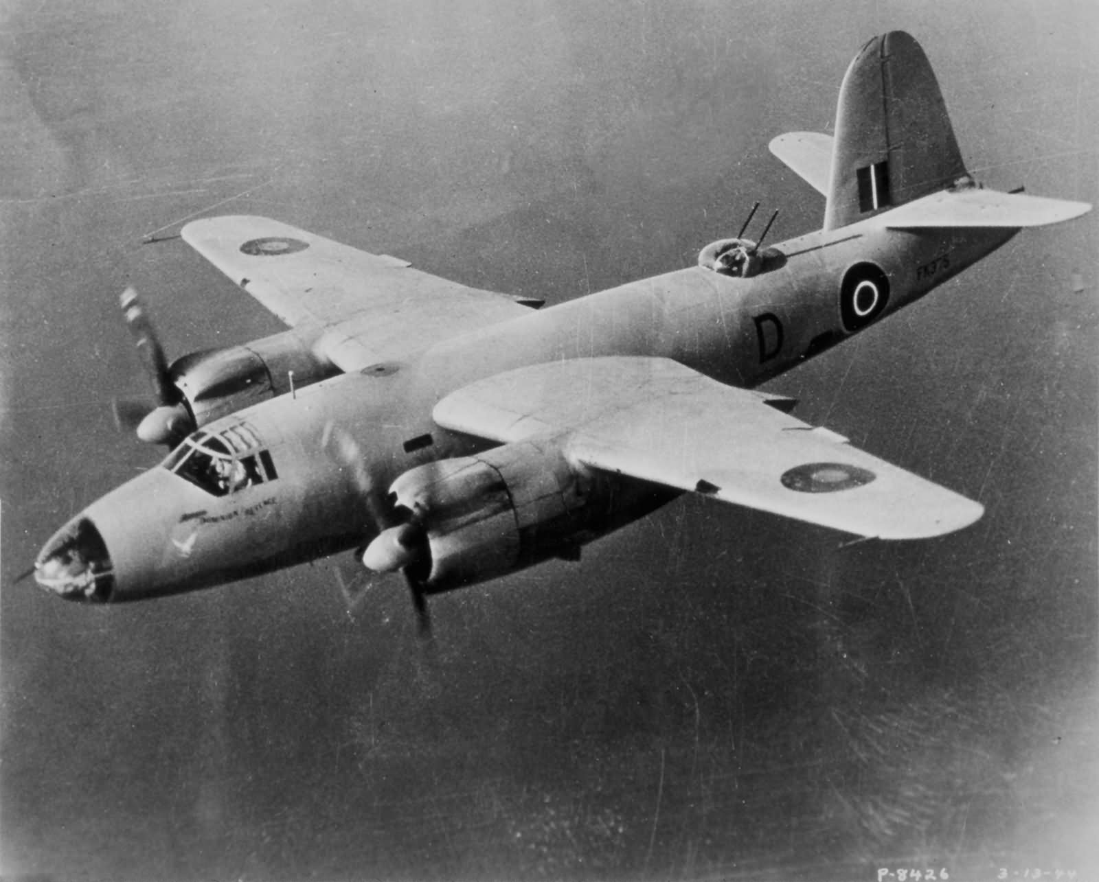 British B-26 Marauder Mk IA of 14 Sqn RAF