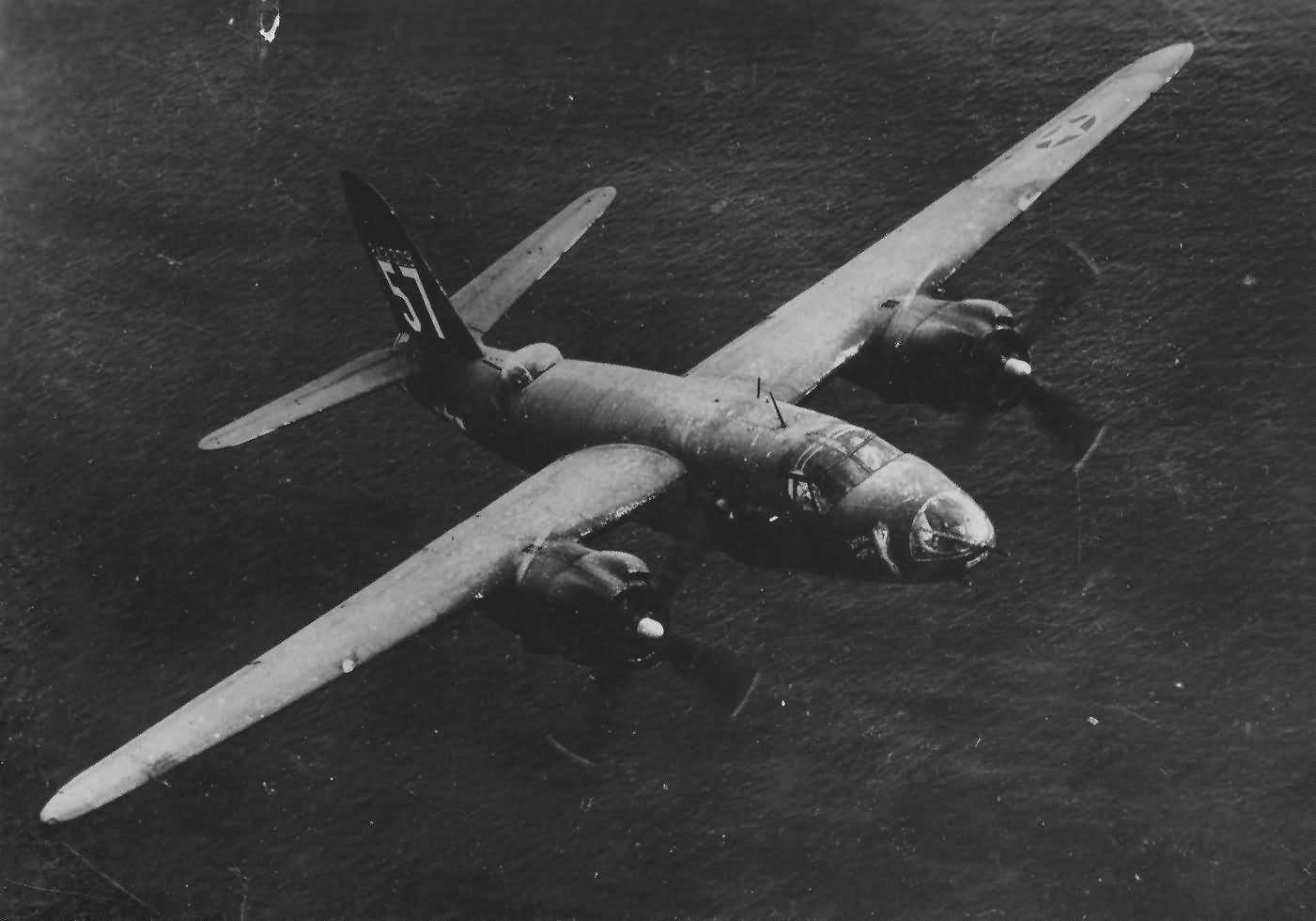 Martin B-26B Marauder near Corsica