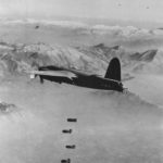 12th AF B-26 flies thru Flak during raid on Ceprano 1944