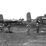B-26 and B-25 ground collision at New Caledonia in the South Pacific March 11 1943