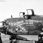 Flak riddled B-26 „Truman Committee” of the 322nd BG