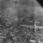 French bomber returns to Sardinia Base after raid 1944