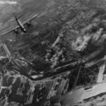 Marauder attacking German defenses at Dunkirk 1944