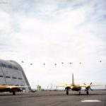 NAS Moffett Field Marauders target tugs and ASW blimps 1944