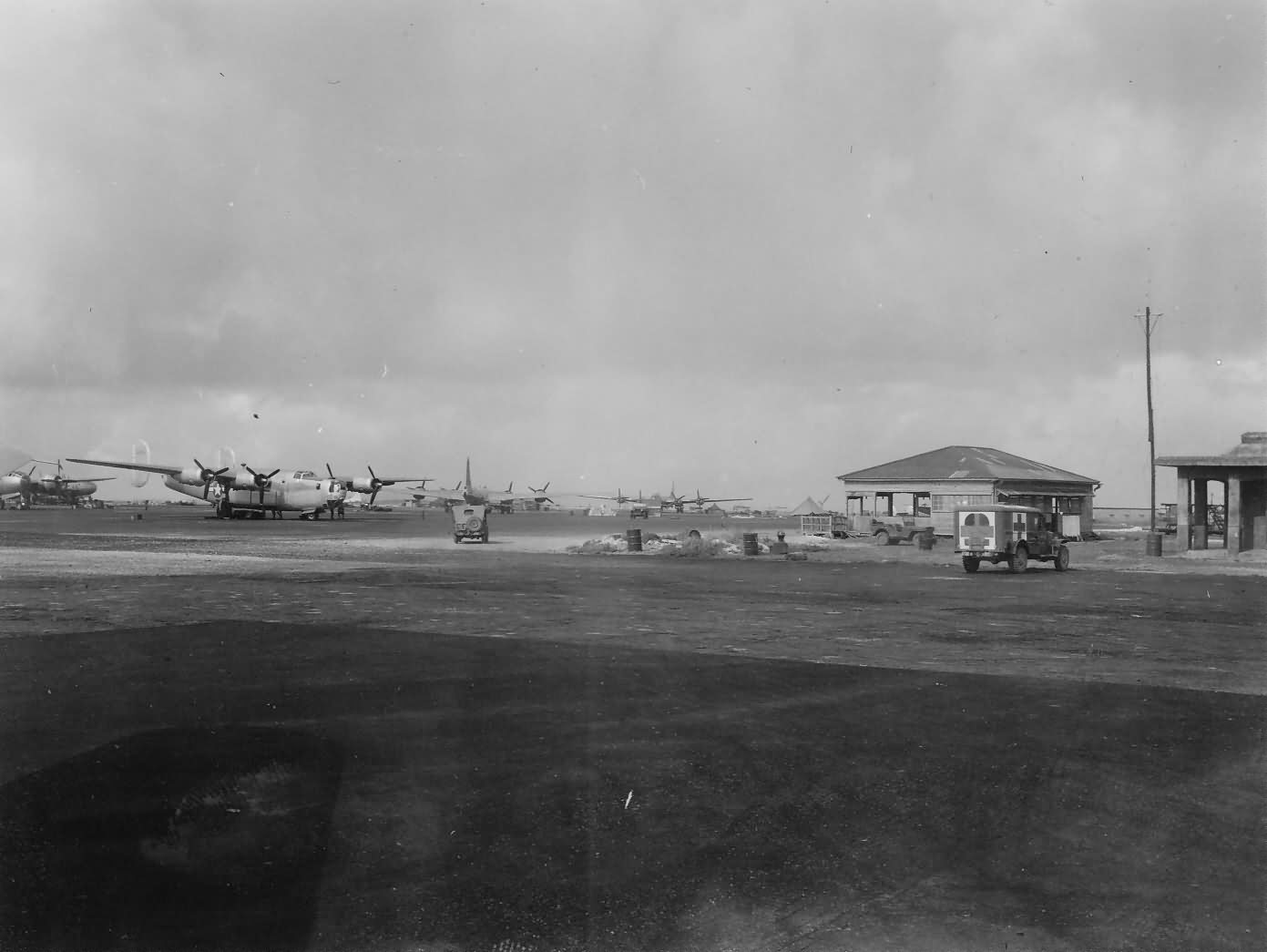 B 24 LIBERATOR + B 29 bombers