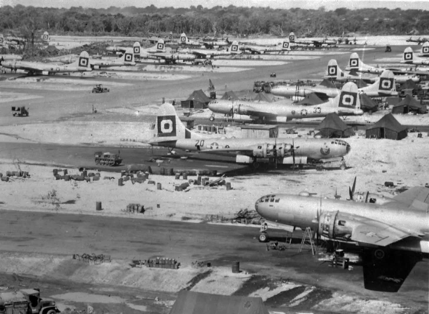 B-29 29th Bomb Group bombers base – Guam