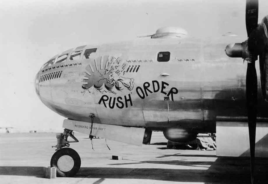 Boeing B-29 Superfortress 42-63393 Nose Art Rush Order