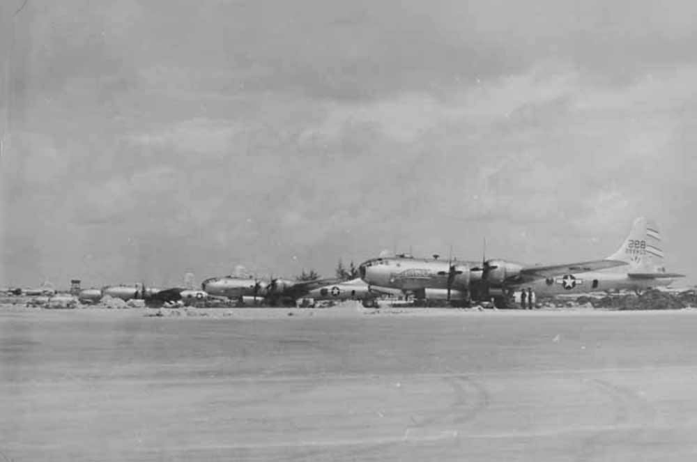 B-29 Superfortress bombers of 468 Bomb Group