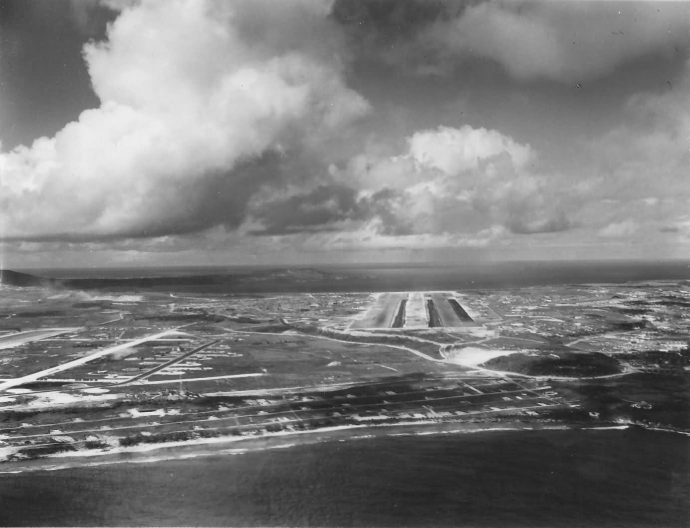 B-29 Superfortress bombers base Isley airfield on SAIPAN