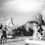 498th Bomb Group B-29 destroyed