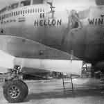 B-29 Superfortress 42-93857 „HELLON WINGS” from 444th BG, 677th Bomb Squadron