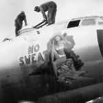 B-29 Superfortress 44-87618 „NO SWEAT” of the 19th Bomb Group, 28th BS
