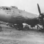 Boeing B-29 Superfortress damaged Tinian