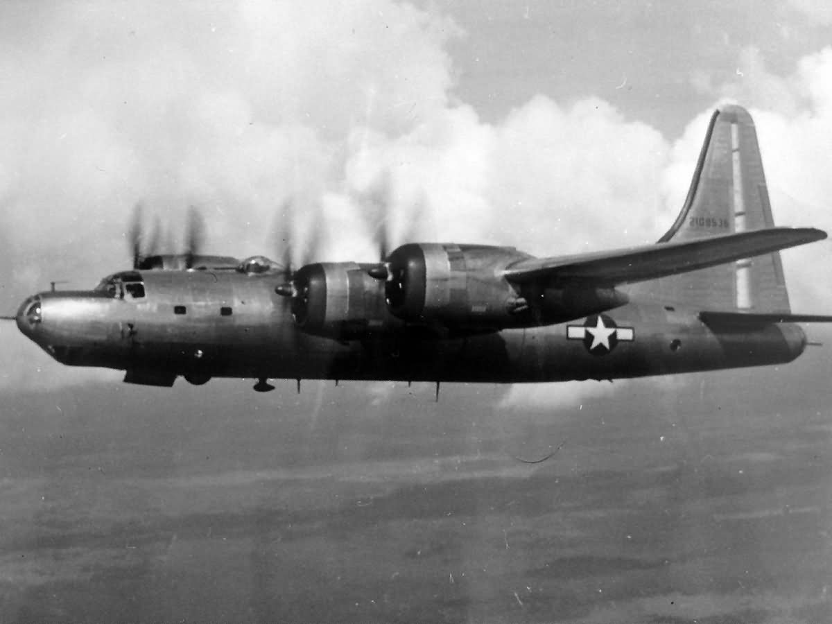 B-32 Dominator 42-108536 in flight during World War II