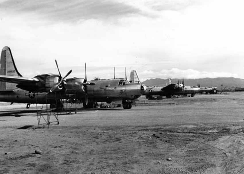 Consolidated B-32A Dominator in the Philippines 312nd bomb group 1945
