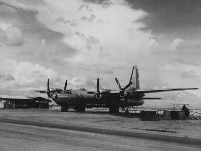 Consolidated B-32 on Florida Blanca Airstrip, Luzon, Philippine Islands