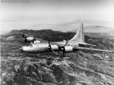 3rd prototype XB-32 41-18336 in flight