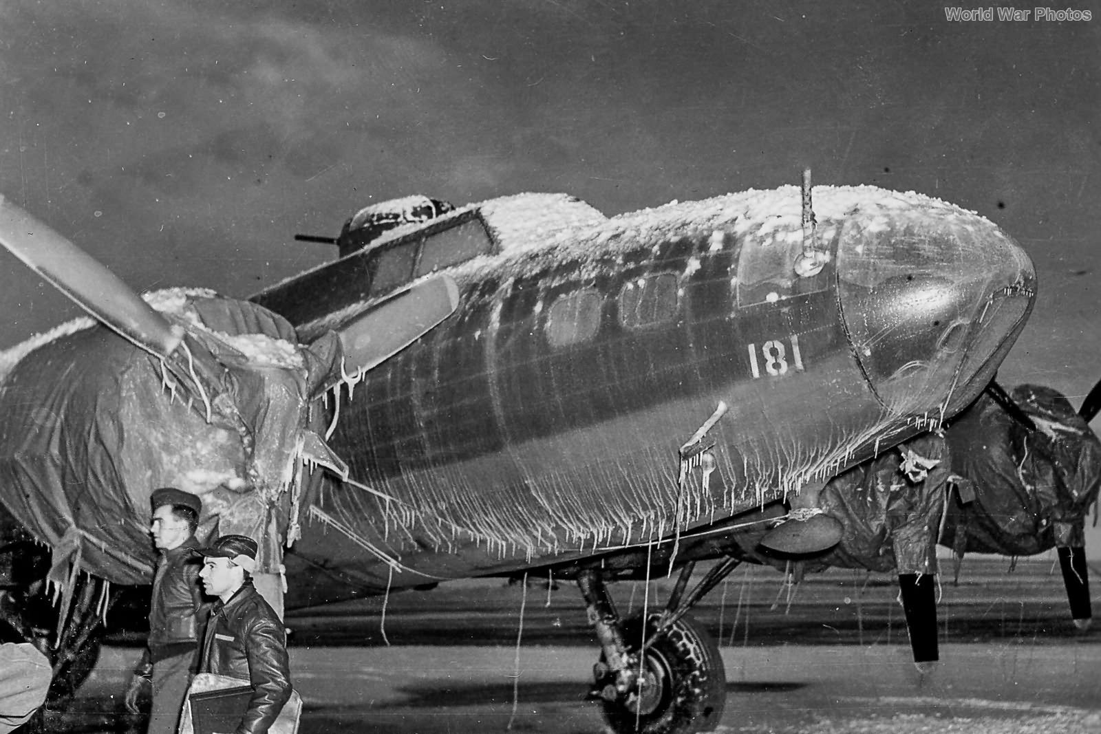 B-17F frozen at Great Falls Montana 1943