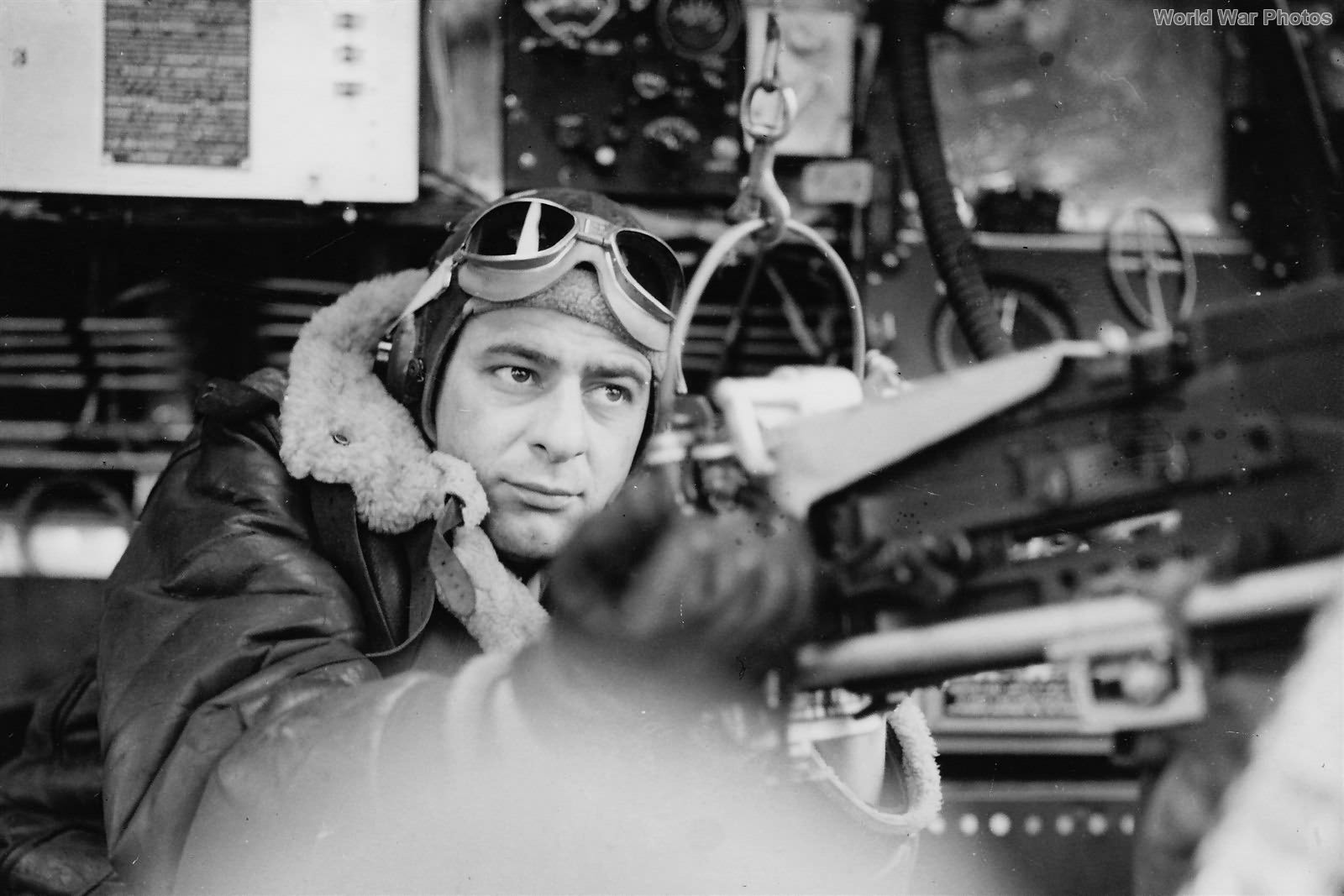 Navigator Charging M2 in B-17 of the 388th BG February 1944