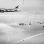 B-17G of 401st BG dropping bombs 14 March 1945