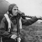 Tail gunner Staff Sergeant John Griscom of 388th BG