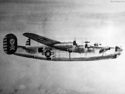 B-24J Liberator 44-40193 in flight