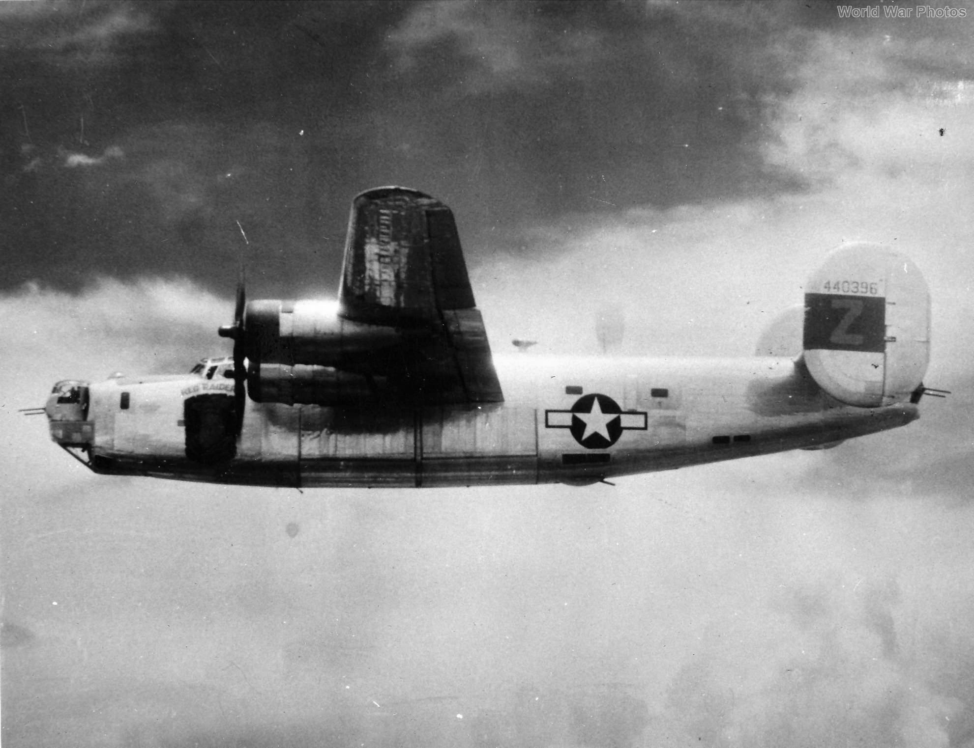 B-24J 44-40396 of the 22nd Bomb Group, 2nd BS