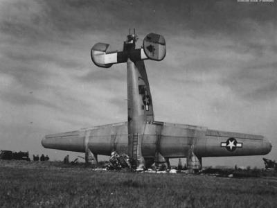Crashed B-24M 44-50468 of the 455th BG