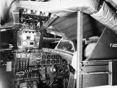Cockpit of the B-24