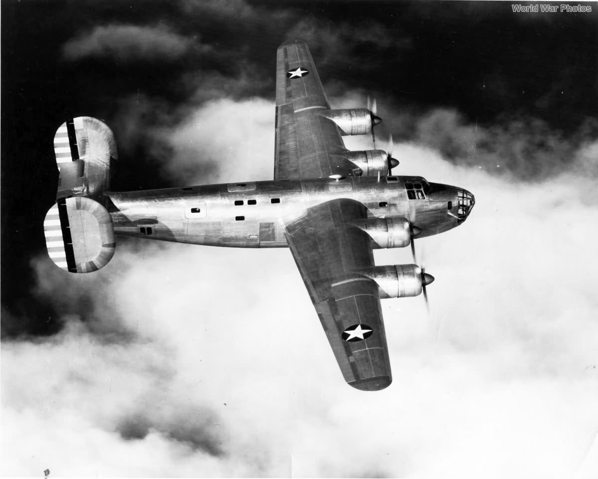 XB-24 in flight
