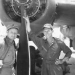 Lt. Col. Solomon Theodore Ted Willis pilot with the 48th BS, 41st BG after Ponape raid 1944
