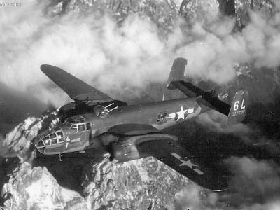 B-25J 43-27639 „6L” Rinkee Doo 340th BG 486th BS