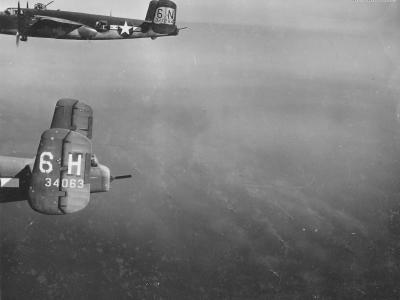 B-25 43-4063 6H and 43-27784 6N of 340th BG Italy