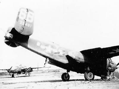 Crashed B-25 43-3481 6B