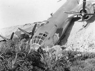 Crashed 509th Bomb Group B-29 1945