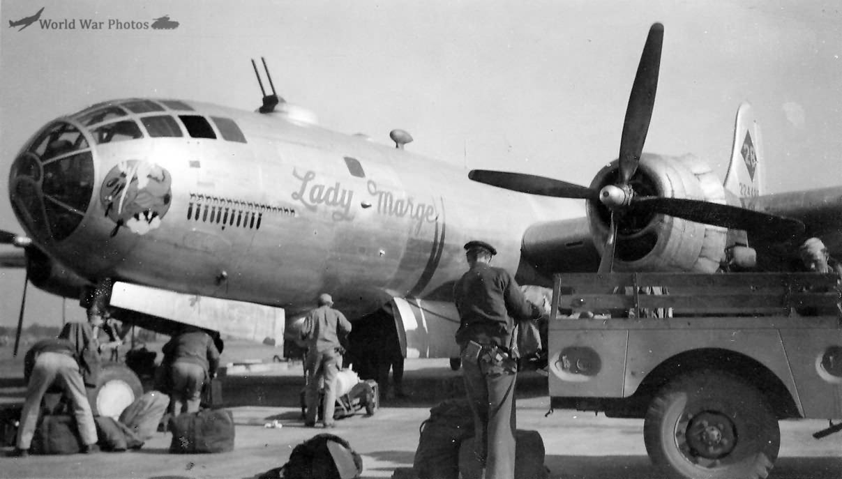 B-29 42-24485 Lady Marge 676 BS 444 BG